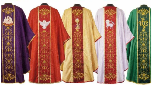 vestments of catholic priests